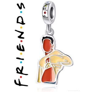 NWOT Friends TV Series Ross Geller Pandora FIT Silver Charm